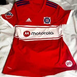 Adidas Motorola Men’s Small MLS Major League Soccer Chicago Fire 2018 Jersey
